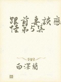 跟前妻谈恋爱宋佳第5集