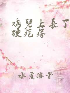 鸡儿上长了一个硬疙瘩