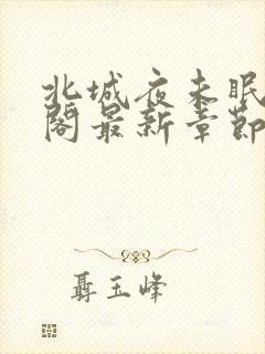 北城夜未眠笔趣阁最新章节无弹窗