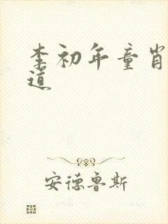 李初年童肖媛正道