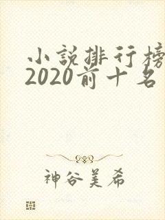 小说排行榜完结2020前十名