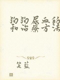 狗狗尿血的原因和治疗方法母