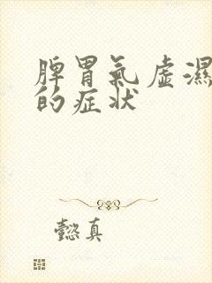 脾胃气虚湿气重的症状