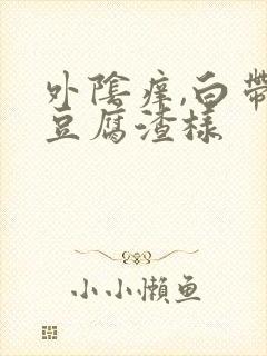 外阴痒,白带黄豆腐渣样