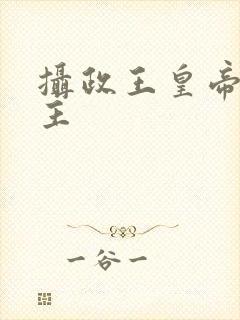 摄政王皇帝双男主