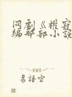 网剧《权宠》改编哪部小说了