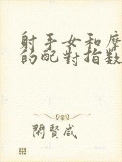 射手女和摩羯男的配对指数