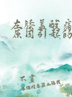 左膝盖酸痛什么原因引起的女性