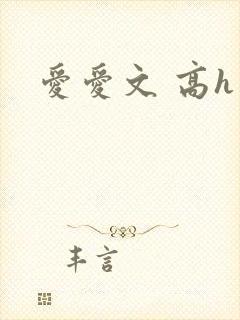 爱爱文 高h