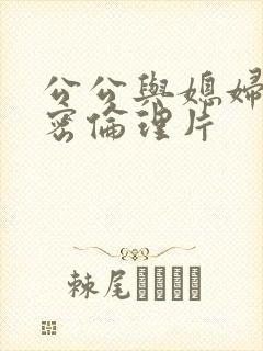 公公与媳妇的秘密伦理片