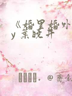 《婚里婚外》by 叶晓井