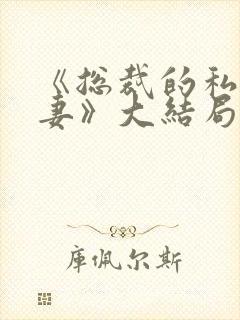 《总裁的私宠甜妻》大结局