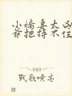 小娇妻太凶 陆爷把持不住了