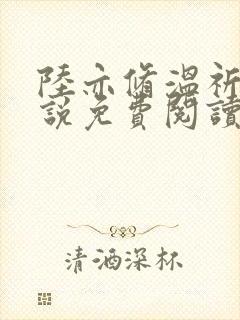 陆亦修温祈宁小说免费阅读全文