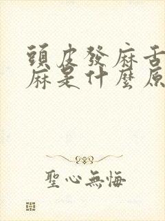 头皮发麻舌头发麻是什么原因