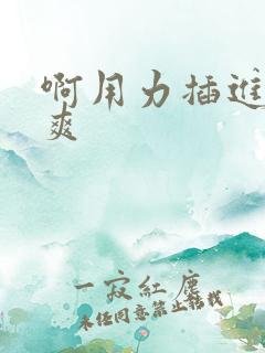 啊用力插进去好爽