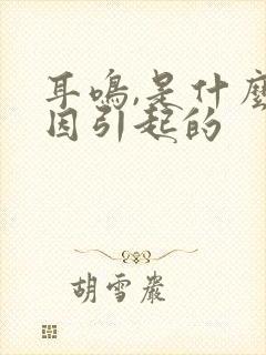 耳鸣,是什么原因引起的