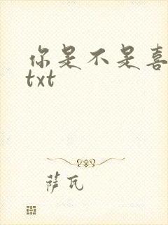 你是不是喜欢我txt