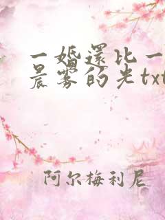 一婚还比一婚高晨雾的光txt