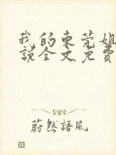 我的东莞姐姐小说全文免费阅读