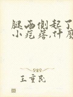 腿两侧起了好多小疙瘩,什么原因