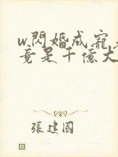 w闪婚成宠老公竟是千亿大佬