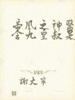 帝凰之神医弃妃含九皇叔是哪一章