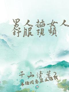 男人插女人免费舒服视频