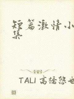 短篇激情小说合集