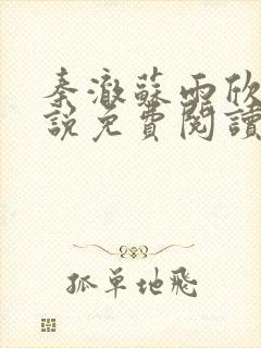 秦澈苏雨欣的小说免费阅读无弹窗