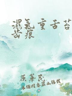 湿气重舌苔白有齿痕