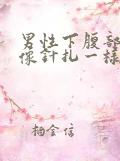 男性下腹部刺痛像针扎一样