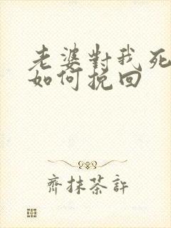 老婆对我死心了如何挽回