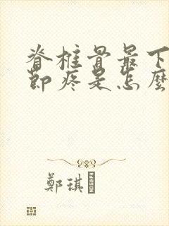 脊椎骨最下面一节疼是怎么回事