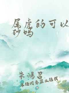 属虎的可以带朱砂吗