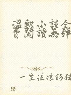 温软小说全文免费阅读无弹窗