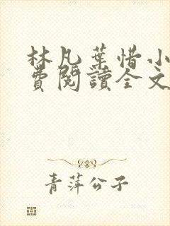 林凡叶惜小说免费阅读全文最新章节笔趣阁