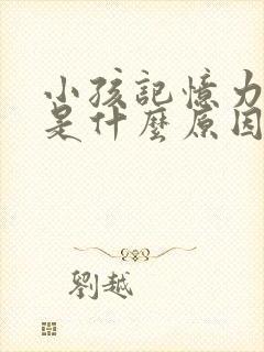 小孩记忆力减退是什么原因引起的