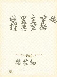 双男主穿越小说推荐完结