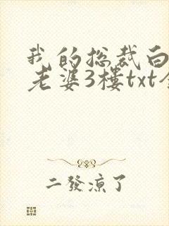 我的总裁白富美老婆3楼txt全本下载