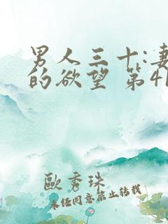 男人三十:妻子的欲望 第417章