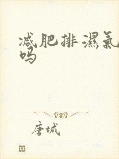 减肥排湿气有用吗