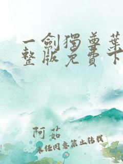 一剑独尊叶玄完整版免费下载