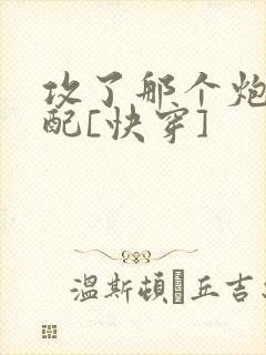 攻了那个炮灰男配[快穿]