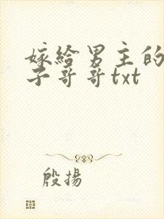 嫁给男主的病秧子哥哥txt