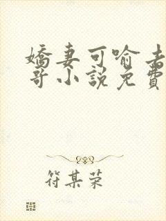 娇妻可喻去陪大哥小说免费阅读