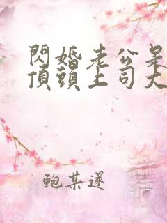 闪婚老公是我的顶头上司大结局