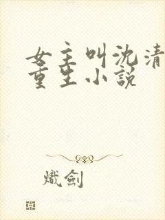 女主叫沈清月的重生小说