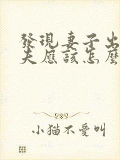 发现妻子出轨丈夫应该怎么办