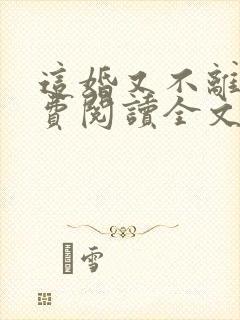 这婚又不离了免费阅读全文